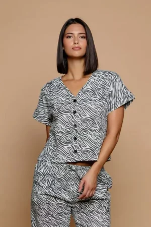Zebra Top